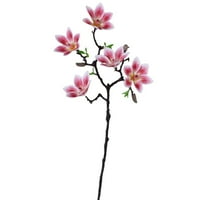 Lierteer umjetno cvijeće magnolija buket lažna cvijeća za branu za vjenčanje