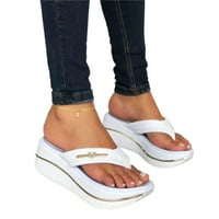 STAMENS HOLDEKSKE PLATFORT Ploče Ležerne sandale PU ravne potpetice Slide Cipele Strappy Flip Flop Pojačavanje