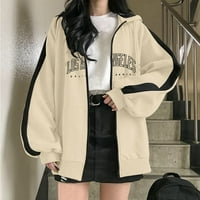 Ženska dukserica Žene Zip Hoodie Fashion Hoodie Comfort Duks majica Teen Jacket Modna odjeća