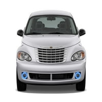 Flashtech LED RGB više boja halo prstena za maglu za maglu za Chrysler PT Cruiser 06- V. Fusion Color