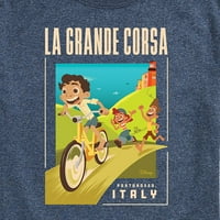 Luca - La Grande Corsa Razglednica - Muška grafička majica kratkih rukava
