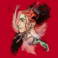 Svemirski futrola Mens Crvena Heather Graphic Tee - Dizajn od strane ljudi 2xl