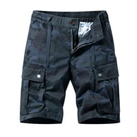 Hvyesh Muns Camo Cargo Shorts Relapirani fit multi džepovi Hlače Radovi Vojni kratke hlače Labave putne gaćice