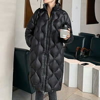 Softmallow zimski jakne kaputi za žene, zimska modna žena srednja duljina i zadebljana srednje dužina