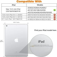 iPad 10. Poklopac za iPad 8. Gen meko mat tanak futrola sa štandom, automatsko buđenje