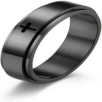 Prsten od nehrđajućeg čelika Prsten za fidget Spinner prsten za rotiranje prstena za rotiranje prstena za muškarce Žene veličine 5-12