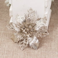Fdelink umjetno cvijeće Božićni ukrasni cvijet rezanje metala umire vjenčanje javorov list cvijeta snijeg