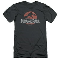 Jurska park Dinosaur Akcijski film Spielberg Faded Logo Odrasli Slim Majica Tee