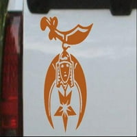 Shrinter Logo Automobil ili kamion prozor za laptop naljepnica naljepnica s braon 4in 3-1in
