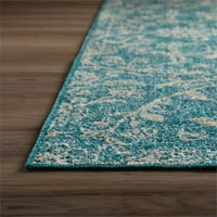 Addison prostirke Fairfa 2'3 7'5 tradicionalni tepih za trkač tkanine u akva plavoj boji