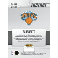 Barrett New York Knicks Fanatics Exclusive Paralel Panini Instant Barrett ispušta karijeru-najbolje bodove