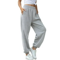 Ženski casual cinch visoki struk hip hop ples sport trčanje jogging harem hlače duks jogger hlače vrećaste