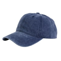 Ženski ljetni bejzbol kapa šešir modni čvrsti kape za žene mornarice