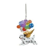 Car Slatki pas viseći ukras sa šarenom zrakoplovnom visećim ukrasnim poklonom Novo