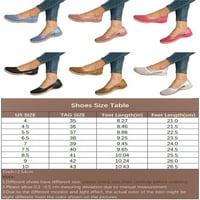 Ženske zatvorene sandale za prste ravne cipele za hodanje Udobne cipele na cipelama svijetlo ružičaste