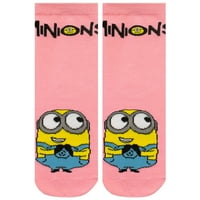 Minions Girls Socks Pink veličine - Odrasli 4
