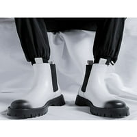 Tenmi Men Chelsea Boot Pull na gležnjače Boots Platforma kratki čizmi elastični čizme za jahanje Ležerne