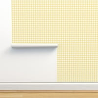 Peel & Stick pozadina 9ft 2ft - žuti svijetli Gingham limun Cound Cottegecore Piknik Prilagođena pozadina u kašičici