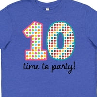 Majica za mlade inktastične omladine 10. rođendana