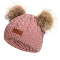Zimske tople šešire za zimsku kapu za malinu 1- godina Djevojke Dječje djece Zimska beanie hat toplo