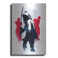 Luxe Metal Art 'Michonne' by Robert Farkas, Metalna zida Art, 24 x36