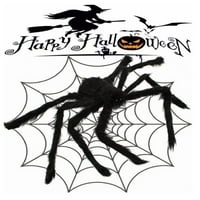 Dagobertniko Spider Halloween Party Decoion Haunted House Prop u zatvorenom otvorenom širokom crnoj pauku Halloween Spider