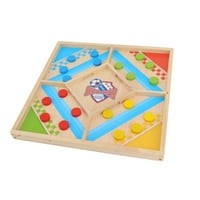 U igrama za šahovsku ploču, drvena leteća šahovska ploča interaktivna ploča za igračku za igračku za