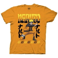 Naruto shippuden klečeći naruto sa majicom za odrasle kunai