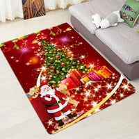 Santa Vratna podna mat božićni nalionici Kupini za odmor Kuhinja Mat Carpet Decor Decor