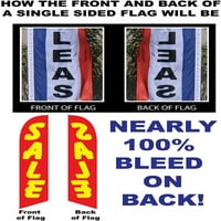 Patriotska prodaja pernačka zastava za vanjsko oglašavanje Crveno žute - zamjena zastava bez vjetra