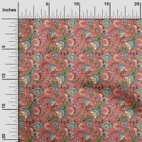 Onuone baršunal crvene tkanine azijski japanski cvjetni obrtni projekti Dekor tkanina koja je otisnula