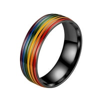 Duhgbne Fashion Titanium čelik od nehrđajućeg čelika Zmaj uzorak prsten za par modni prsten kombinacija legura prsten