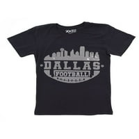 Dallas Football City Silhouette Rhinestone Bling Bling kratki rukav majica-mornarski tenk TOP S - 2XL