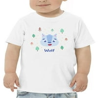 Slatka majica Wolf majica za bebe Toddler -Image by Shutterstock, Toddler