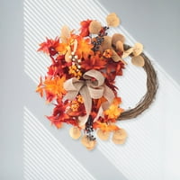Firmar Dan zahvalci Lažni cvjetni žetvi umjetni cvijet Jesen Izdržljiv Kućni javor lišće vrata viseći