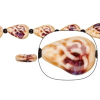 Porculanske perle Nepravilne suzačke ploče za suzanje Svijetlo 18x25x, uštedite 1 USD