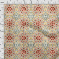 Onuone viskoznog dresa svijetlo smeđa tkanina Marokanska mozaična haljina Materijal Tkanina Ispis Tkanina od dvorišta široko