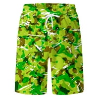 Cuoff Hawaiian Odjeća za odmor Muški kratke hlače Ljetni odmor Havajski casual lagane muške kratke hlače vlagu Wicking muški kratke hlače moda moda sa džepovima
