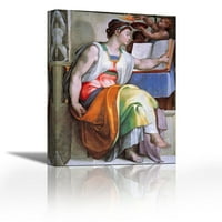 Erythraean Sibyl - Savremena likovna umjetnost Giclee na platnu Galerija WAPHR - Zidni dekor - umjetnička slika - spreman za objesiti