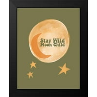 Rupp, Mariah Crni moderni uokvireni muzej umjetnički print pod nazivom - Moon Child