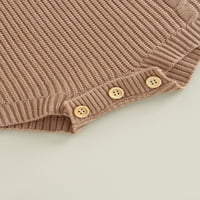 Lieramram novorođenče dječak dječak dječak pleteni džemper Romper mjeseci pulover dukserice Onesie jesen zimske odjeće