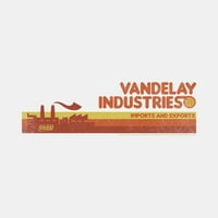 Muški Seinfeld Retro Vandelay Industries Grafički grafički tee bijeli veliki