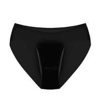 Qcmgmg gaćice za žene Bikini Solid Procuriva za menstruaciju s niskim usponom dame donje rublje gaćice