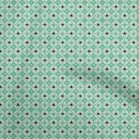 Onuone pamuk poplar Twill Sea Zelena tkanina poker kartica haljina Materijal tkanina za ispis tkanina