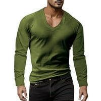 Ketyyh-Chn košulje s dugim rukavima za muškarce tunika bluza za muškarce dugih rukava AG, XL