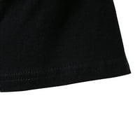 Majica Caveitl Muns, Ležerne prilike, pulover s majicom kratkih rukava s kratkim rukavima Bluza Crna majica