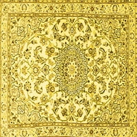 Ahgly Company Zatvoreni pravokutnik Perzijski žuti Tradicionalni prostirci, 2 '3'