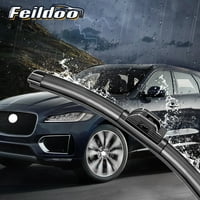Feildoo 20 i 20 brisača za brisanje za Ford E-20 + 20 bez zarca za prednji prozor, vozača i putnika, J u kuku, od 2