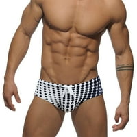 Crni modni muški bodybuild gradijentni trup plaža plivajuće kratke hlače za kupaće kostimi