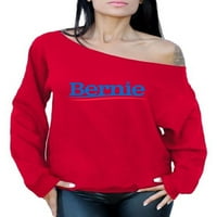 Newkward Styles Bernie Sanders Off ramena Dukserija za žene Američki kandidati prevelicirani džemper Sjedinjene Američke Države Patriotska kolekcija odjeće Izbor Bernie Sanders Navijači